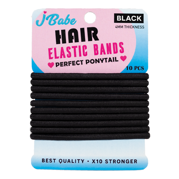 Hair Elastic Bands - Black