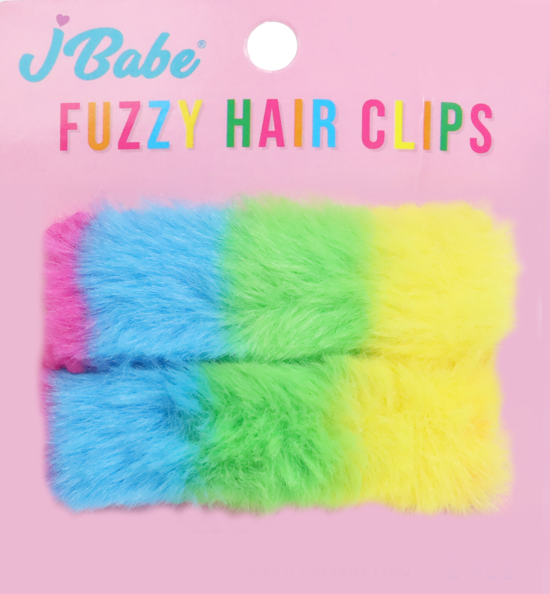 Fuzzy Hair Clips