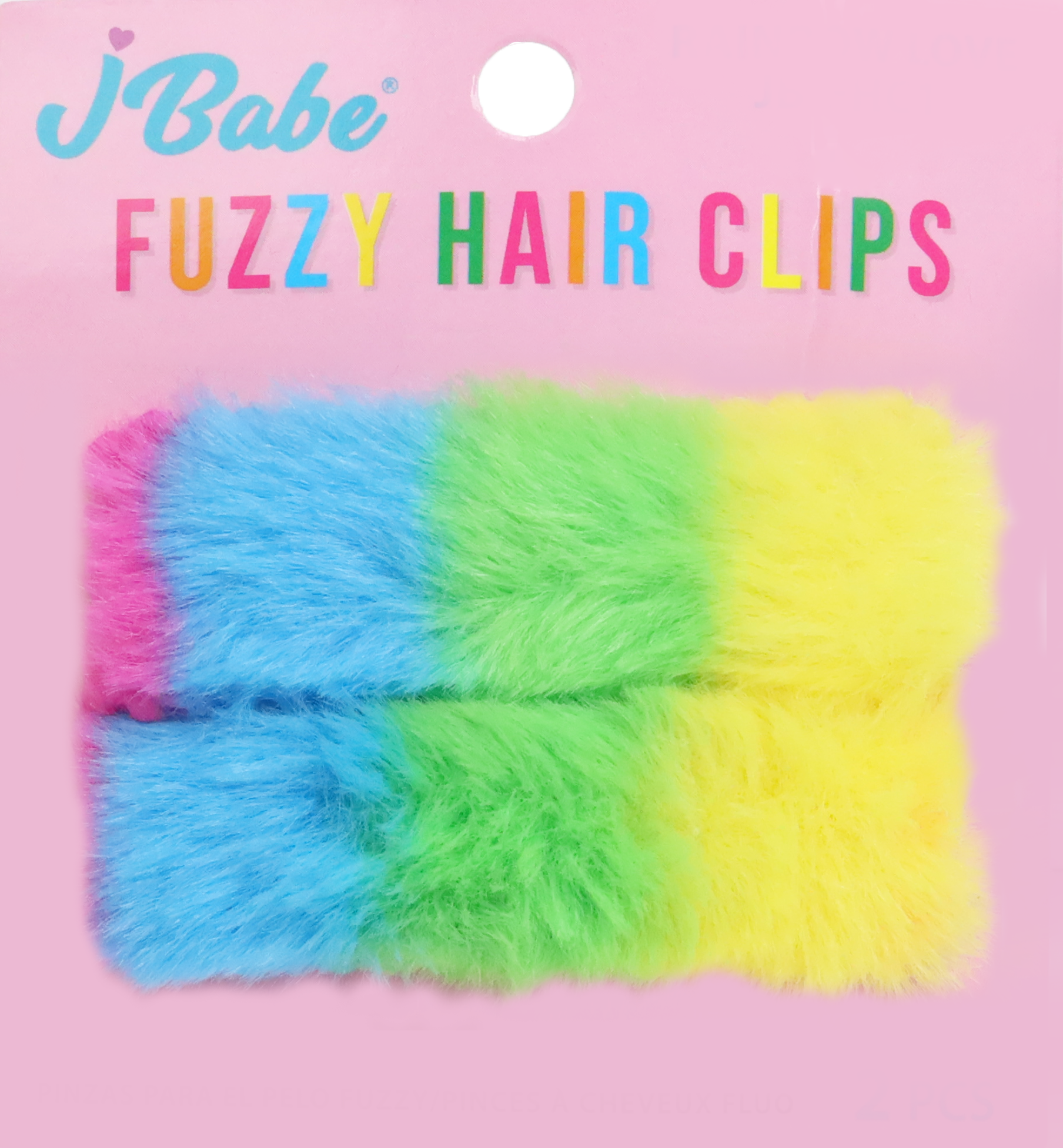 Fuzzy best sale hair clips