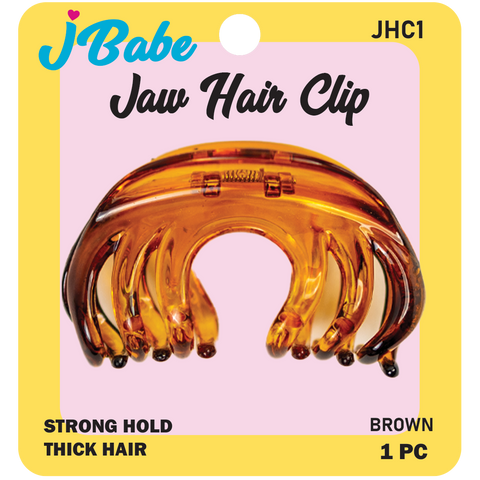 Jaw Hair Clip- Brown
