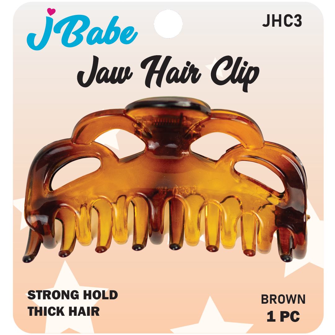 Jaw Hair Clip- Brown Large