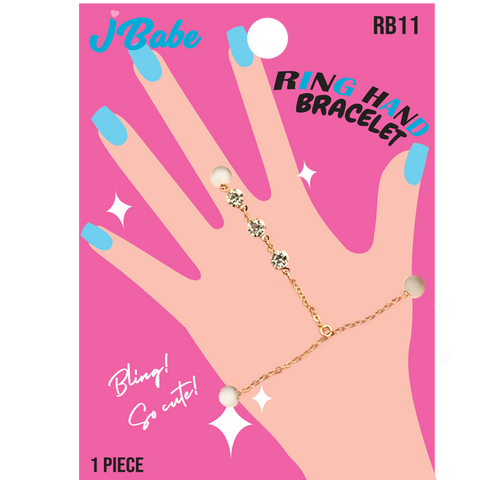 Ring Hand Bracelet - Diamond Queen