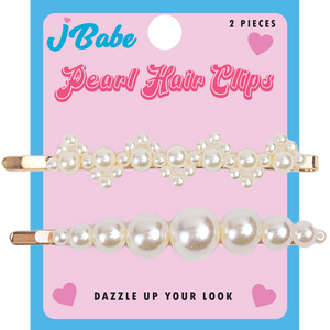 Pearl Hair Clips- 2 pack